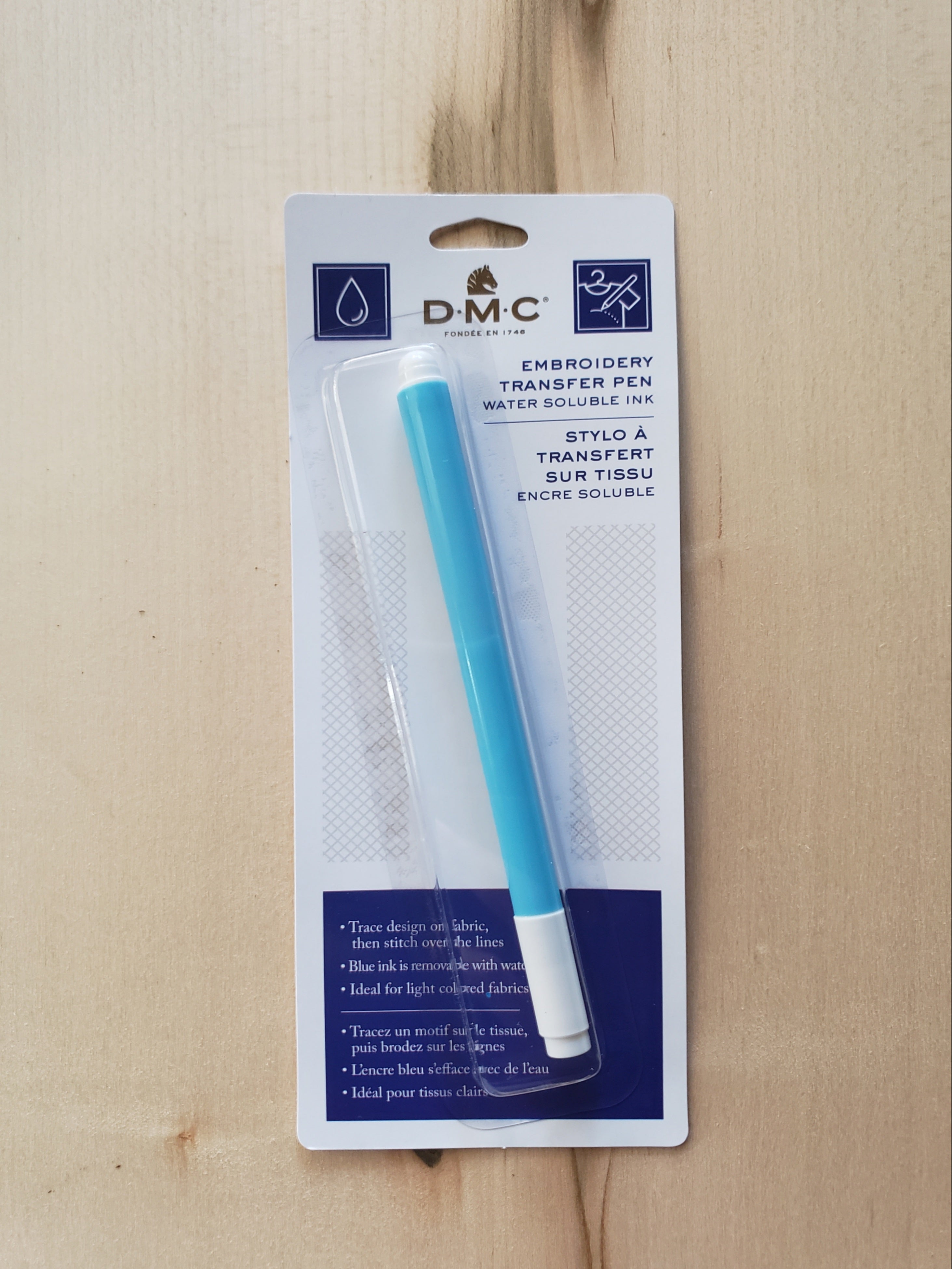 DMC Embroidery Transfer Pen - draw or trace design on fabric