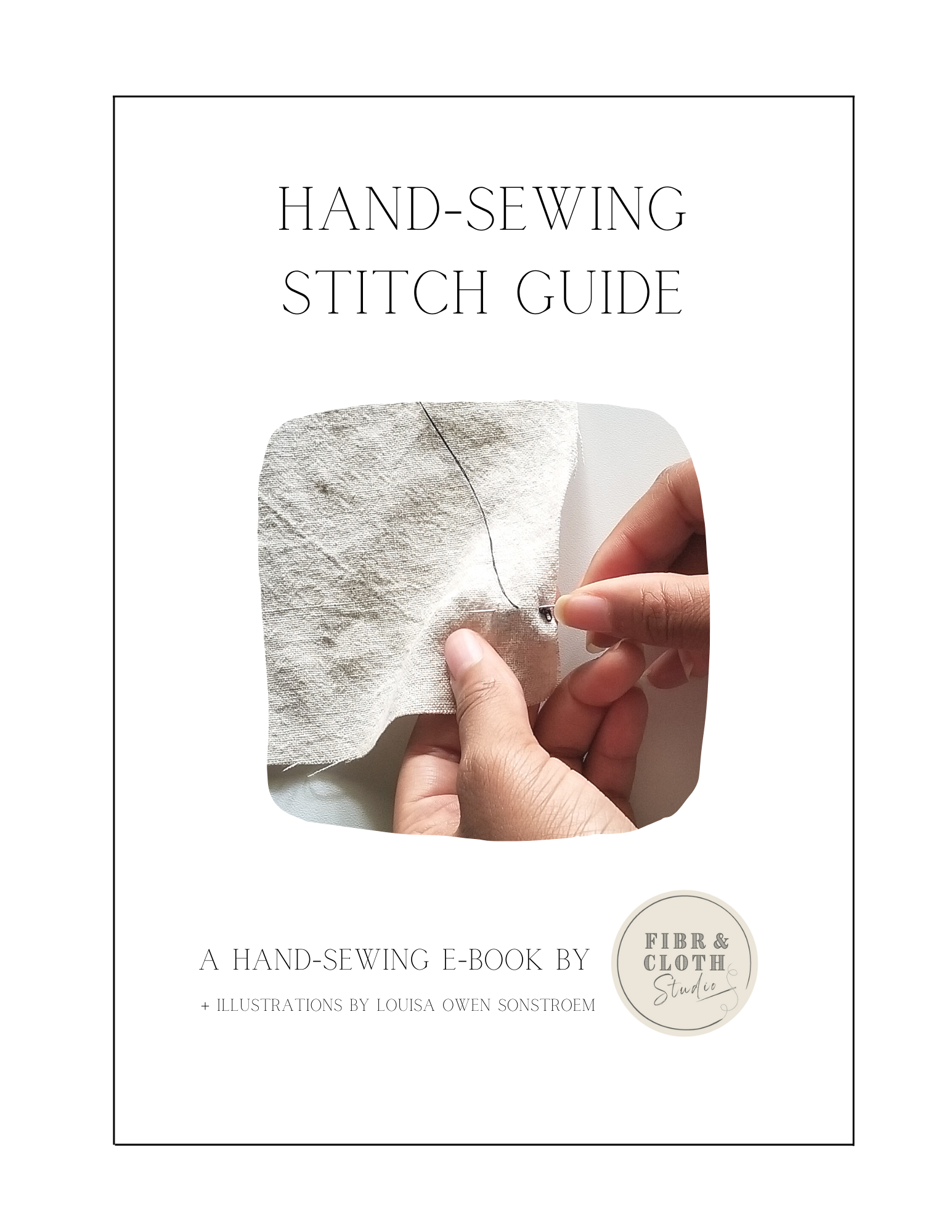 Hand-Sewing Stitch Guide PDF – Fibr & Cloth Studio