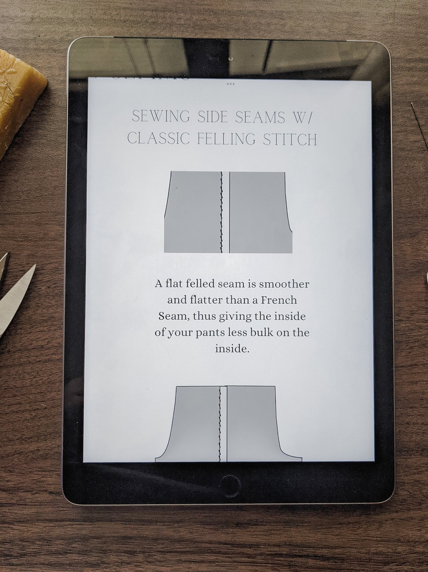 Basic Elastic Waist Pant Hand-Sewing Guide PDF
