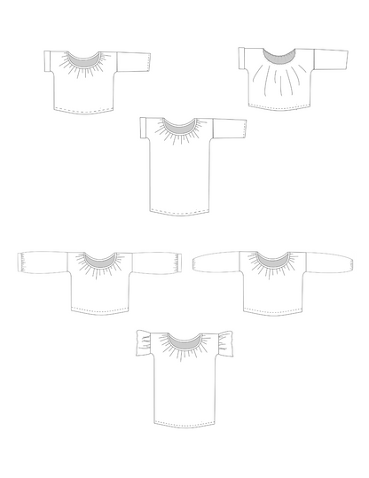 Original Photinia Top & Dress PDF Sewing Pattern
